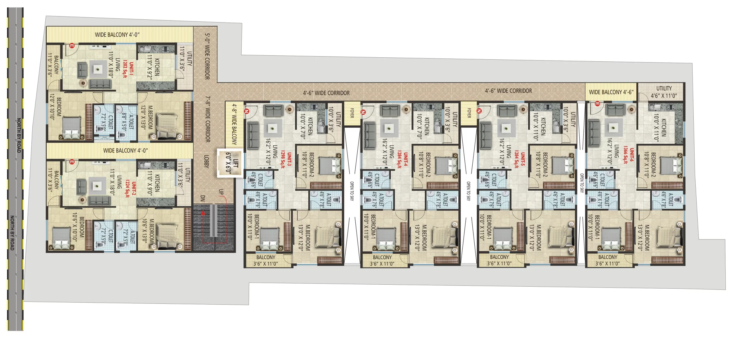 SV Sri Balaji Residency Floor Plan