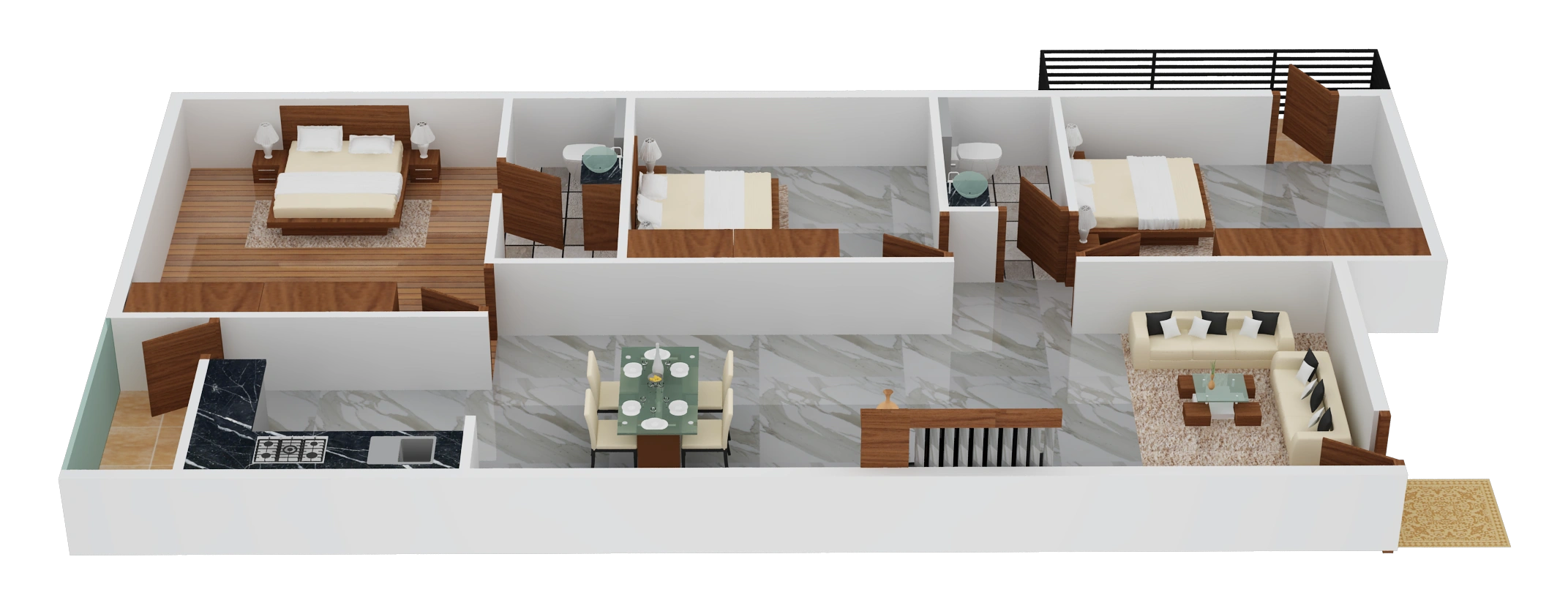 SV Sri Balaji Residency Unit 1 Floor Plan