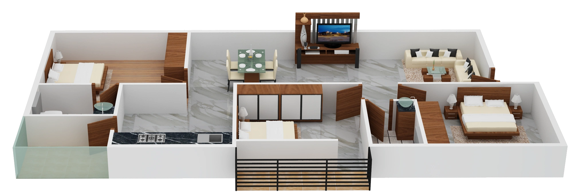 SV Sri Balaji Residency Unit 3 Floor Plan