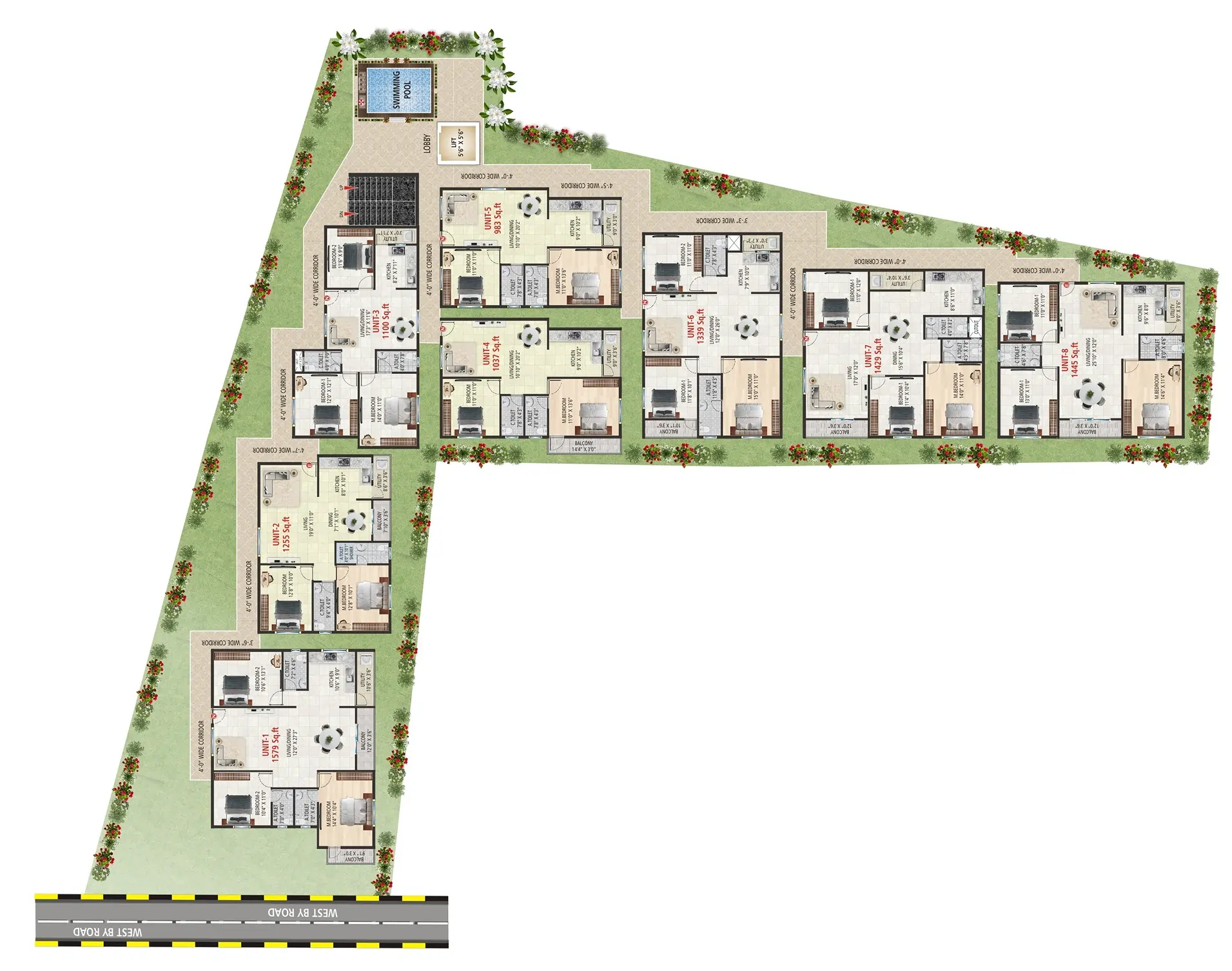 Main Floor Plan Layout